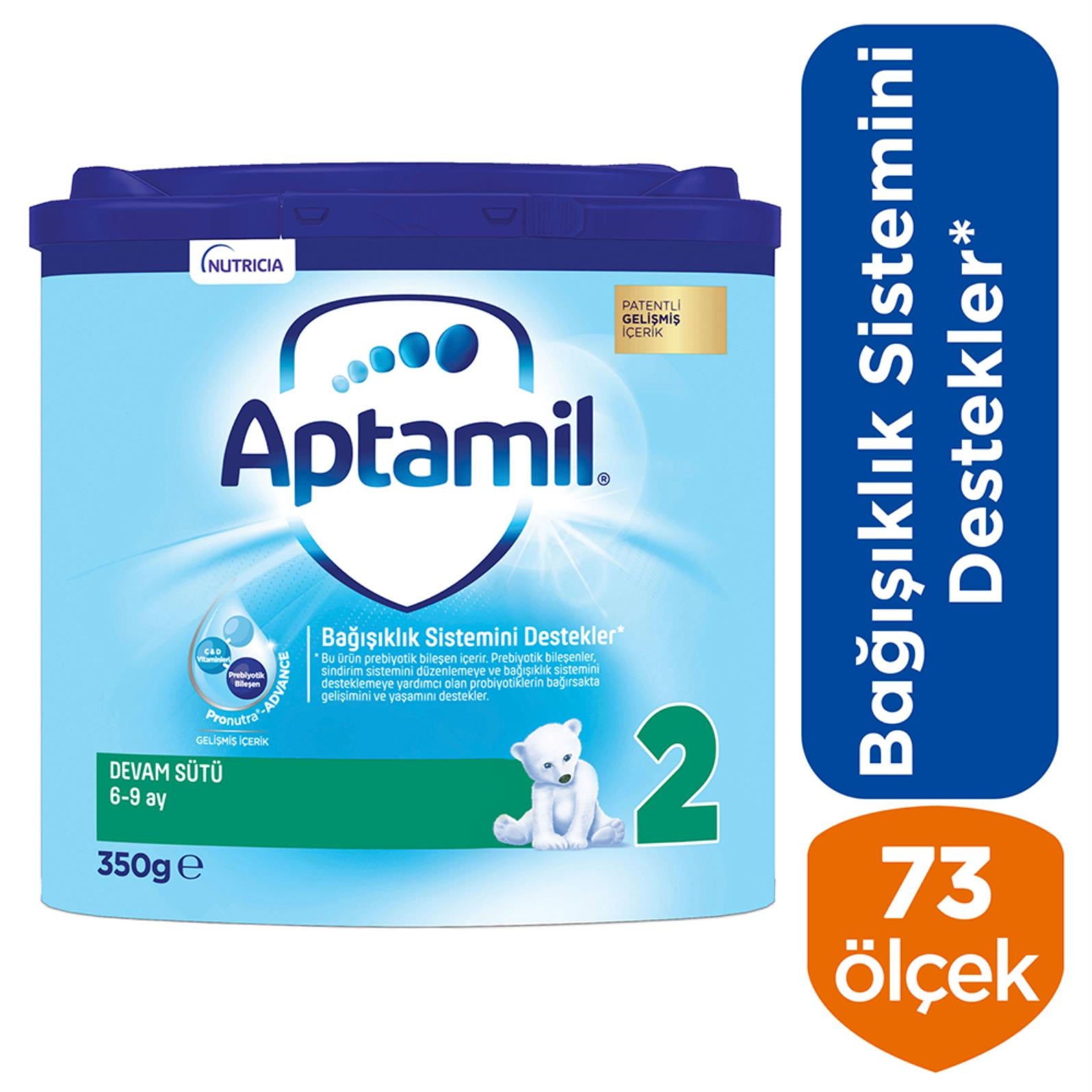 Aptamil 2 Devam Sütü 350 g 6-9 Ay Akıllı Kutu
