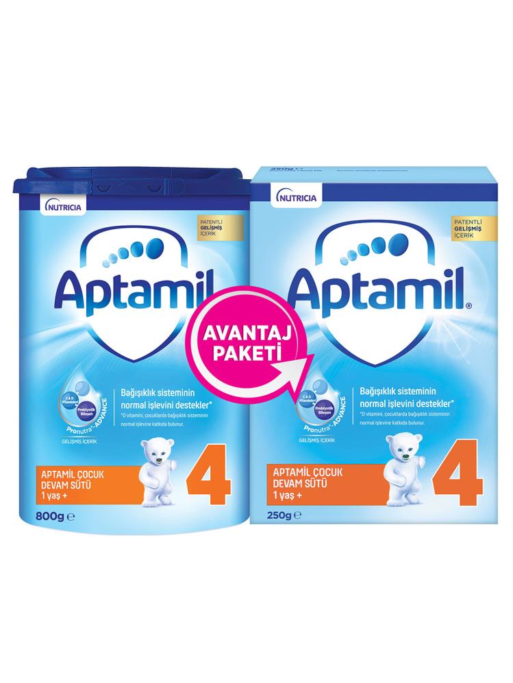 Aptamil 4 Devam Sütü 800 gr + 250 gr