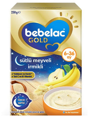 Bebelac Gold Sütlü Meyveli İrmikli 250 gr