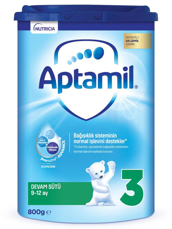 Aptamil 3 Devam Sütü 800 g 9-12 Ay Akıllı Kutu