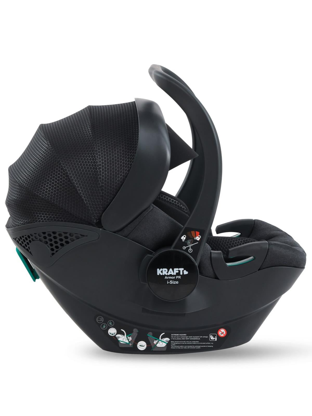 Kraft Armor Pr I-Size 13 kg Anakucağı/ Oto Koltuğu - Siyah