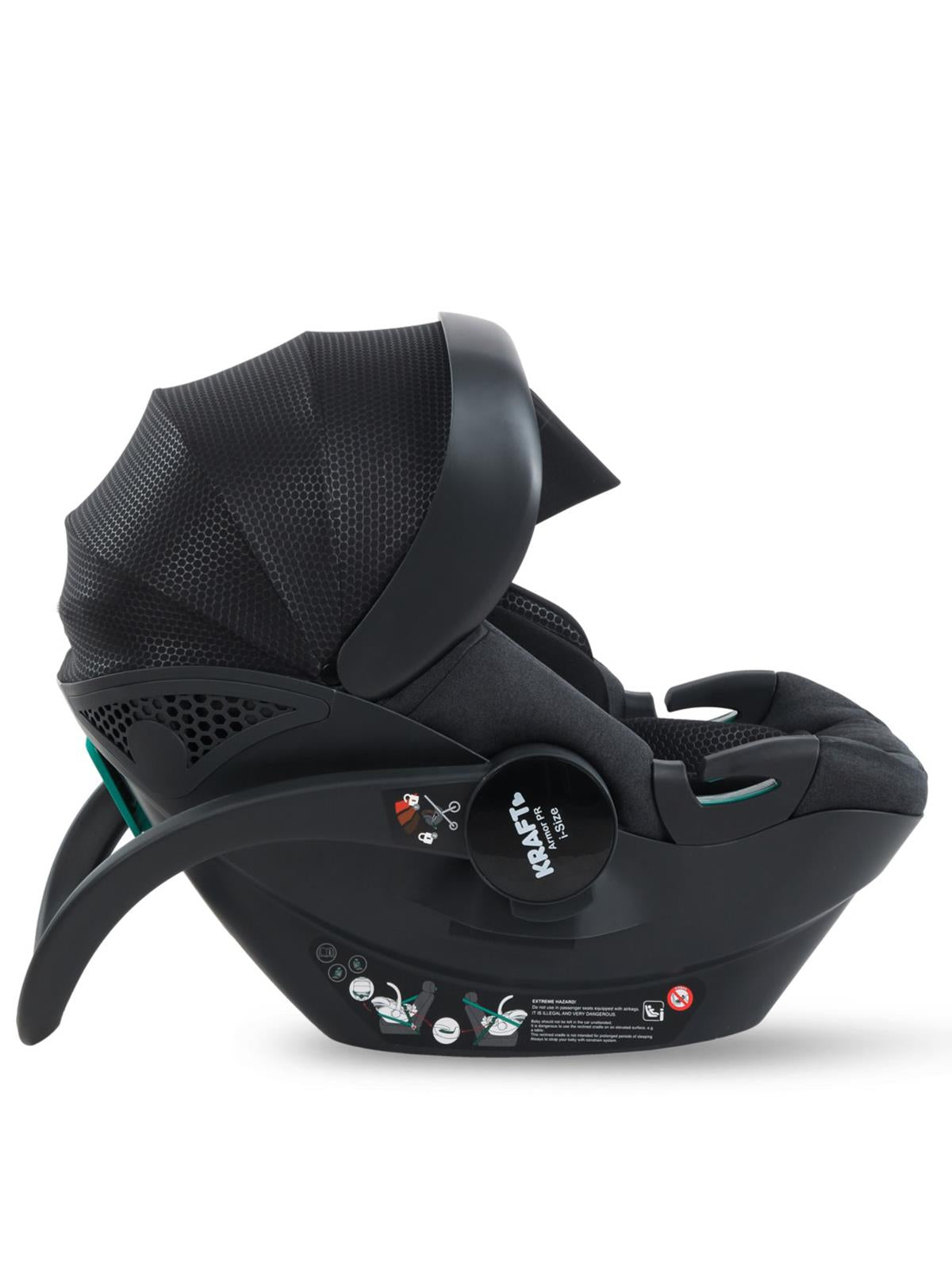 Kraft Armor Pr I-Size 13 kg Anakucağı/ Oto Koltuğu - Siyah