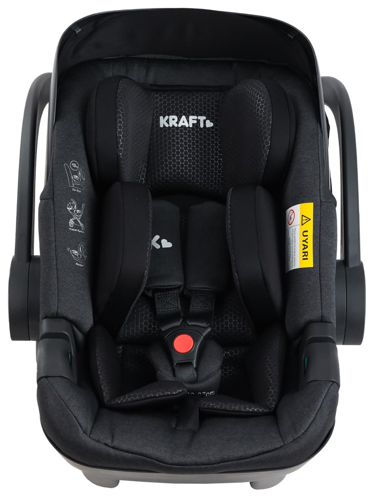 Kraft Armor Pr I-Size 13 kg Anakucağı/ Oto Koltuğu - Siyah