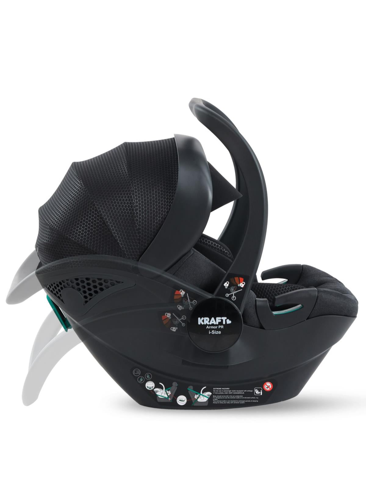 Kraft Armor Pr I-Size 13 kg Anakucağı/ Oto Koltuğu - Siyah