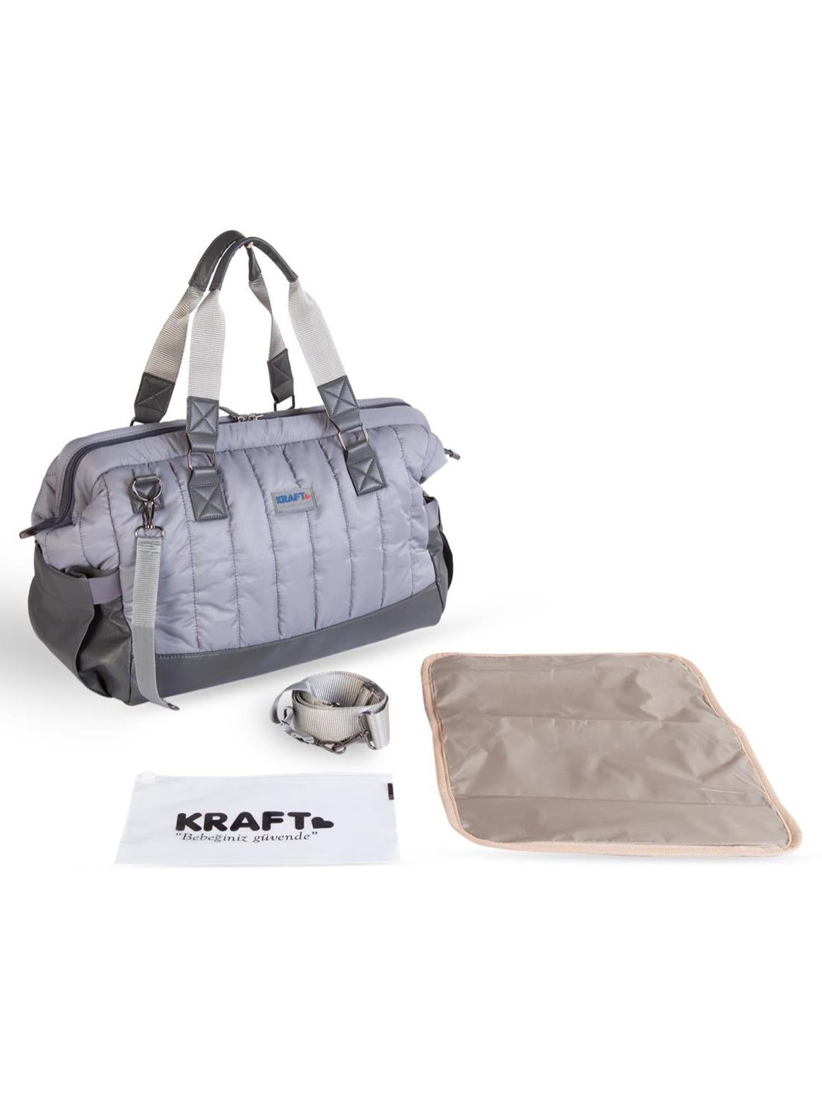 Kraft Lava Bebek Bakım Sırt Çantası - Gri