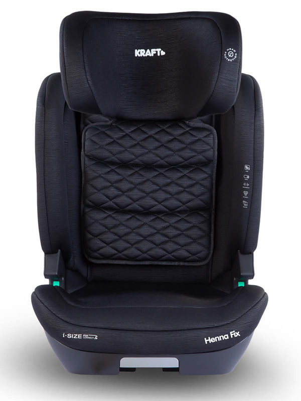 Kraft Henna Fix I-Size Oto Koltuğu 15-36 Kg (100-150 Cm) - Siyah