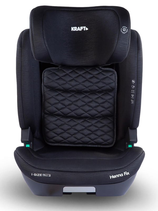 Kraft Henna Fix I-Size Oto Koltuğu 15-36 Kg (100-150 Cm) - Siyah