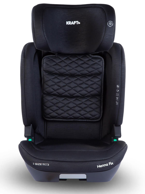 Kraft Henna Fix I-Size Oto Koltuğu 15-36 Kg (100-150 Cm) - Siyah