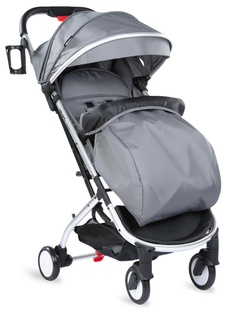 Kraft Smart Tek Yönlü Bebek Arabası - Gri