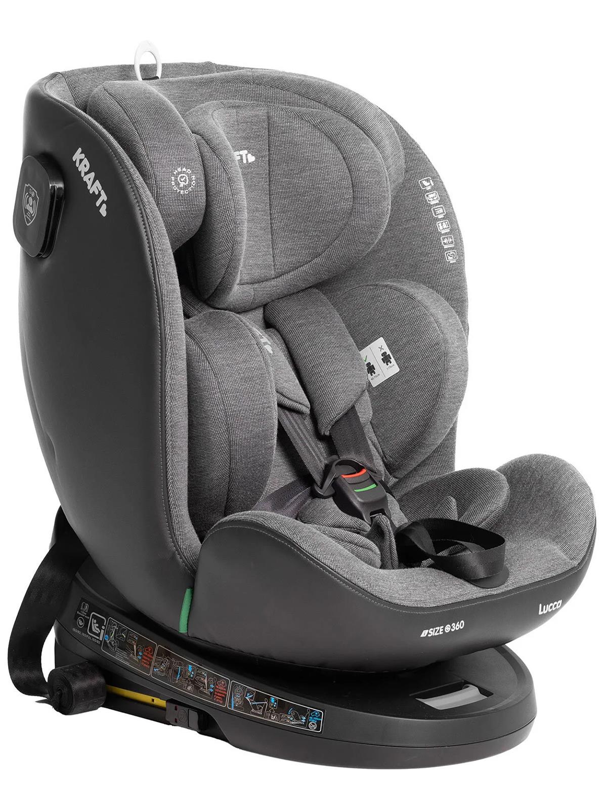 Kraft Lucca I Size 0-36 Kg 40 -105 cm Oto Koltuğu - Gri