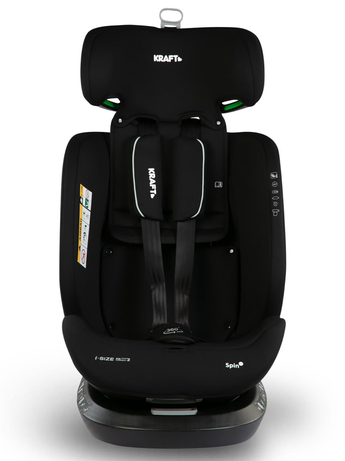 Kraft Spin I-Size Oto Koltuğu 0-36 Kg - Kırmızı