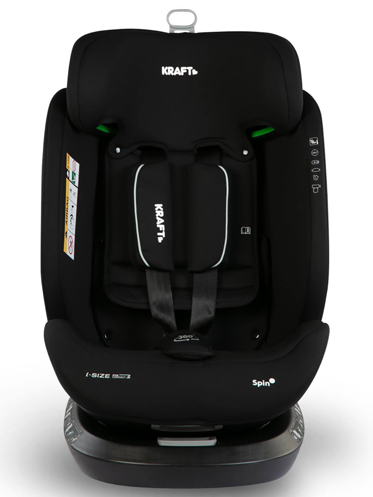 Kraft Spin I-Size Oto Koltuğu 0-36 Kg - Kırmızı