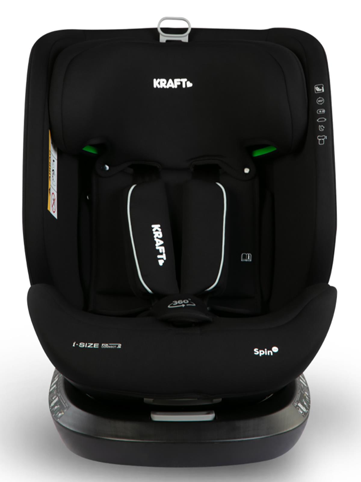 Kraft Spin I-Size Oto Koltuğu 0-36 Kg - Kırmızı