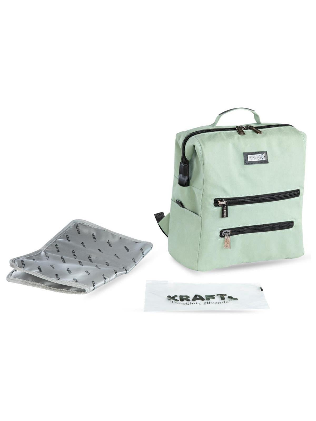 Kraft Lilly Anne Bebek Bakım Çantası - Yeşil