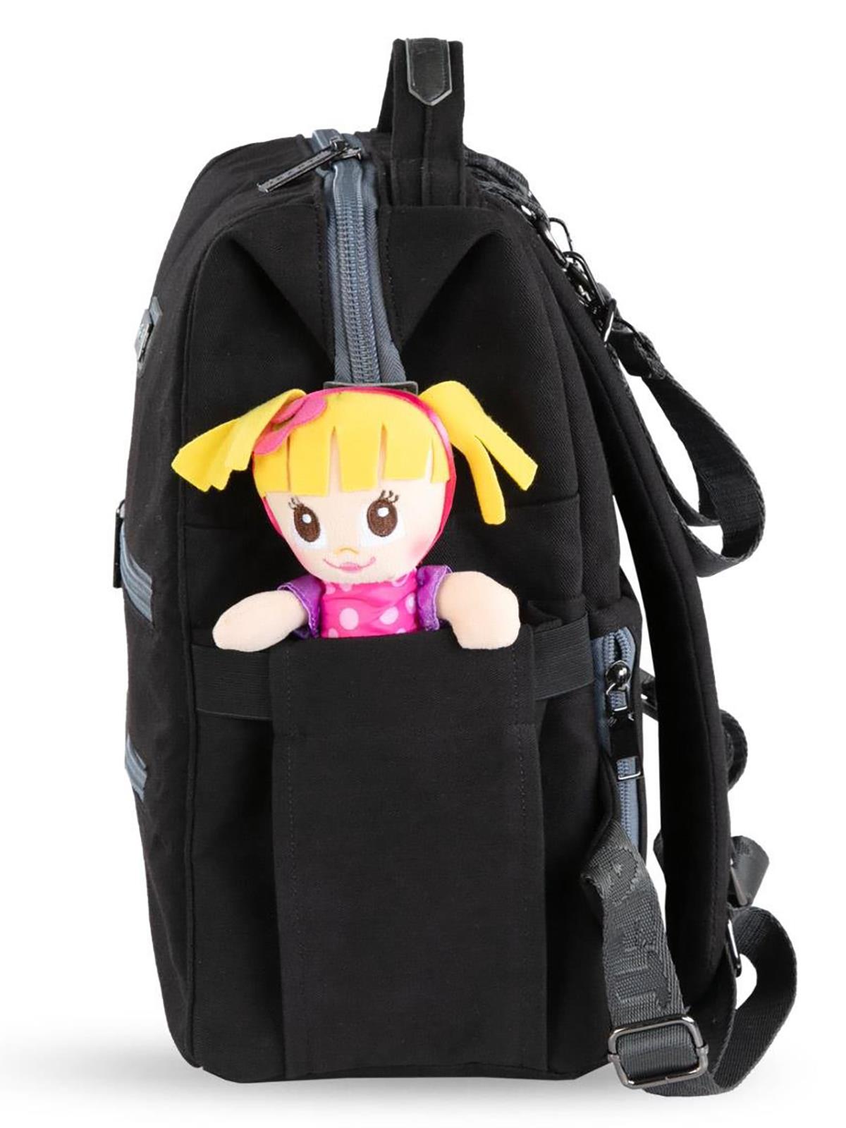 Kraft Lilly Anne Bebek Bakım Çantası - Siyah