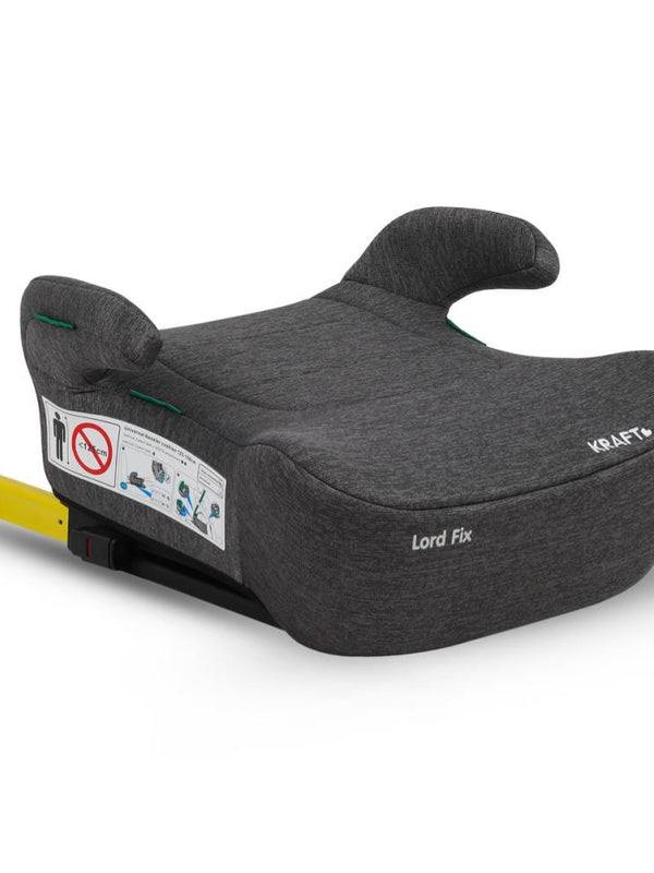 Kraft Lord Fix I-Size 15-36 kg Yükseltici Oto Koltuğu - Gri
