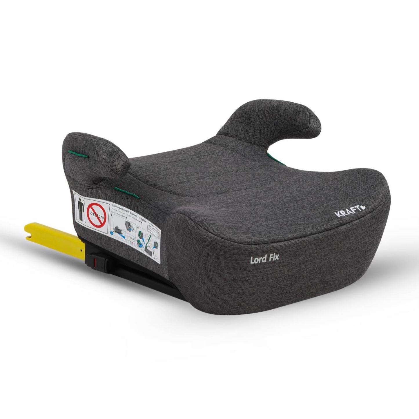Kraft Lord Fix I-Size 15-36 kg Yükseltici Oto Koltuğu - Gri