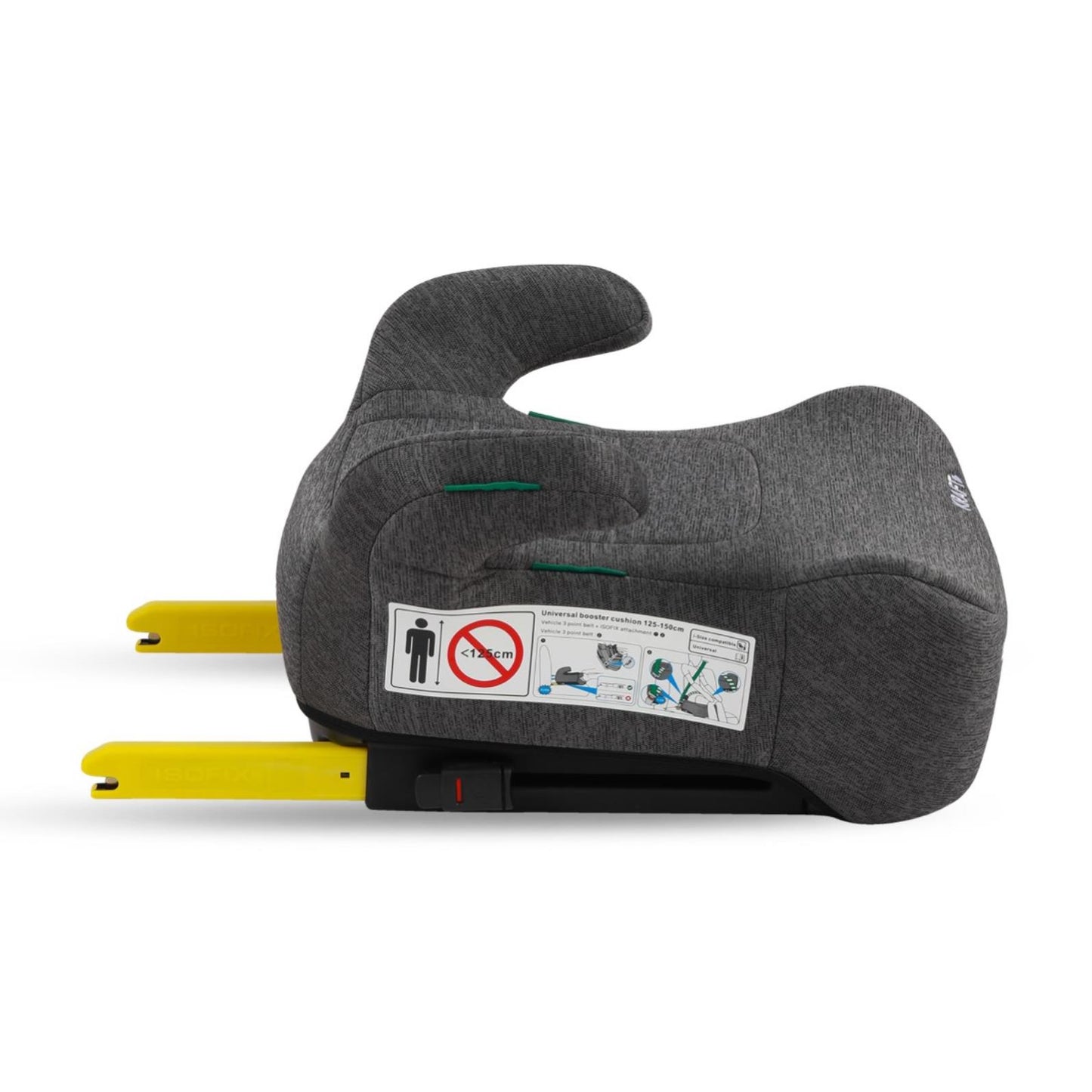 Kraft Lord Fix I-Size 15-36 kg Yükseltici Oto Koltuğu - Gri