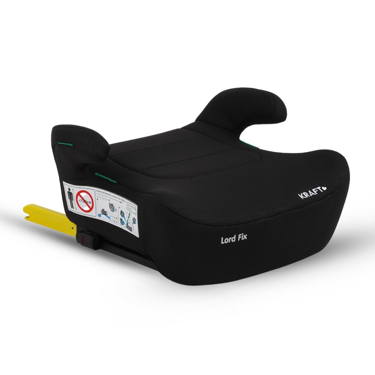 Kraft Lord Fix I-Size 15-36 kg Yükseltici Oto Koltuğu - Siyah