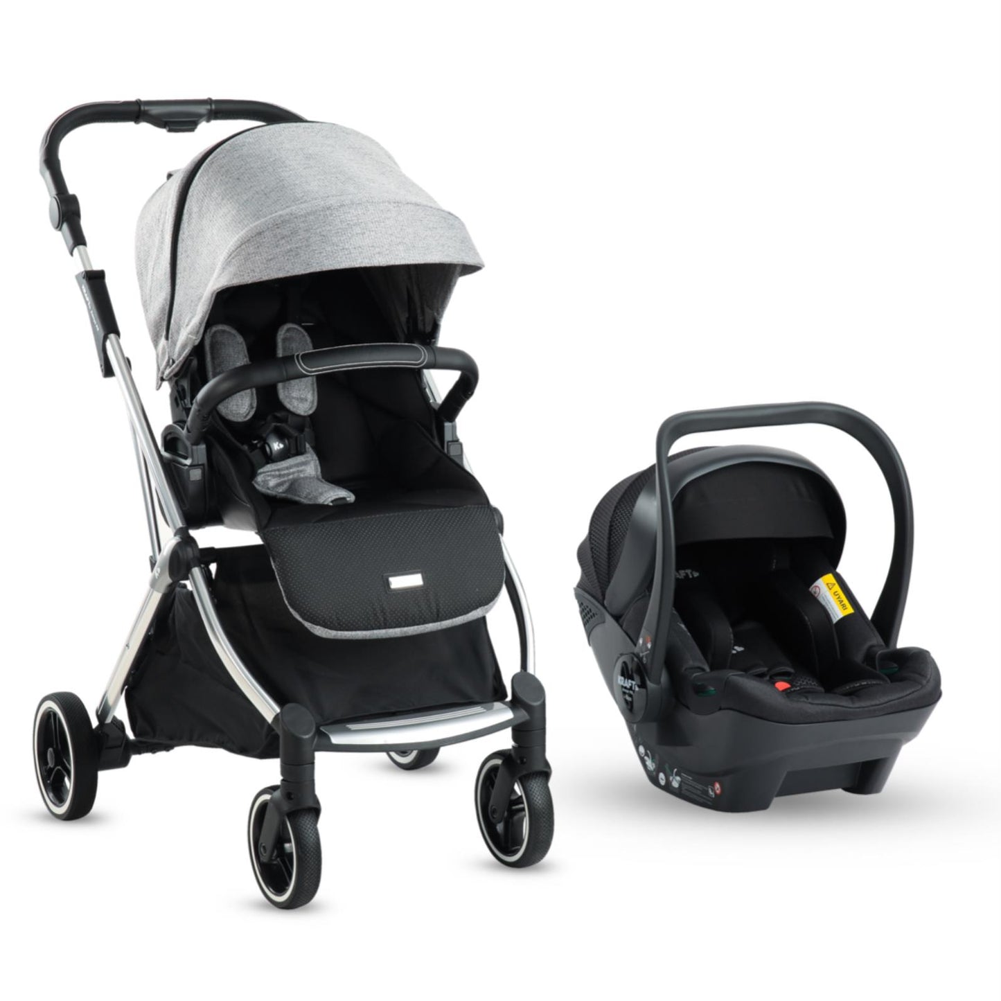 Kraft Kenya PR I Size Travel Bebek Arabası - Gri