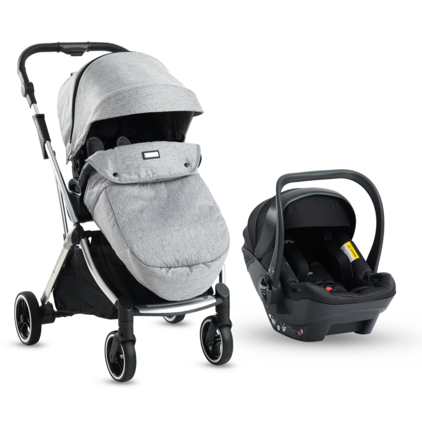 Kraft Kenya PR I Size Travel Bebek Arabası - Gri