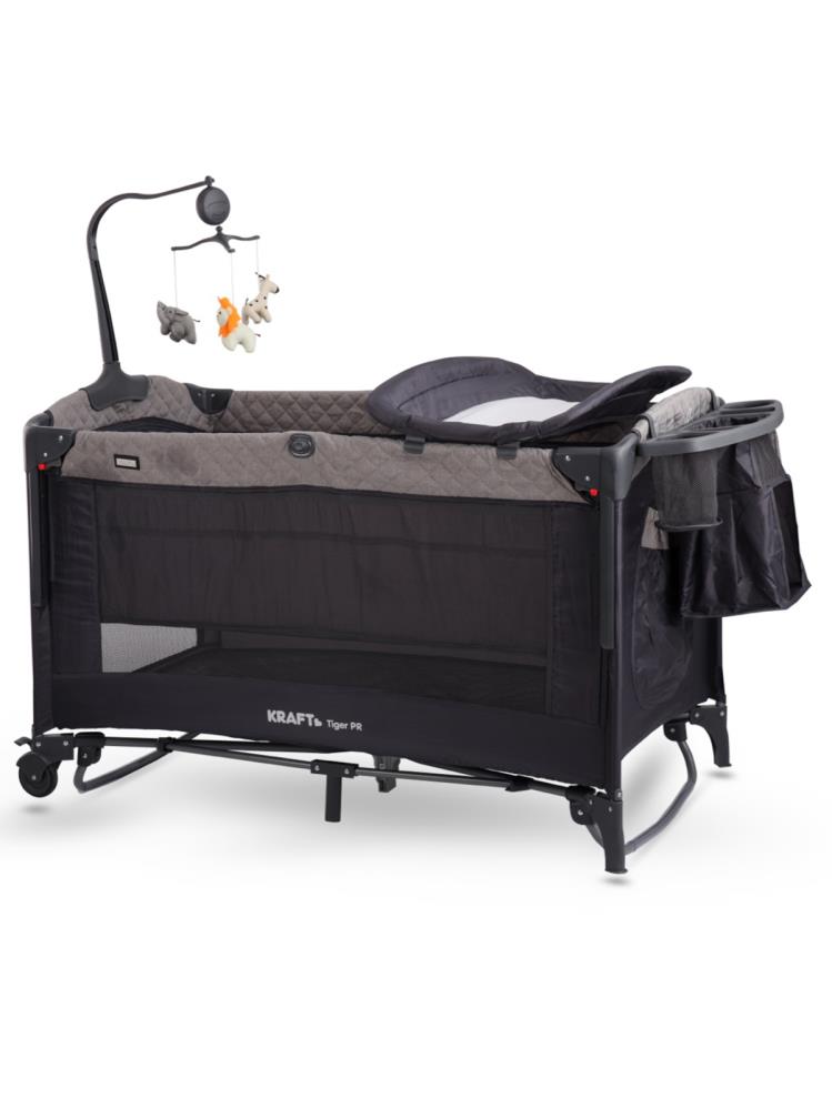 Kraft Tiger PR Anne Yanı Oyun Parkı 70x120 cm - Gri