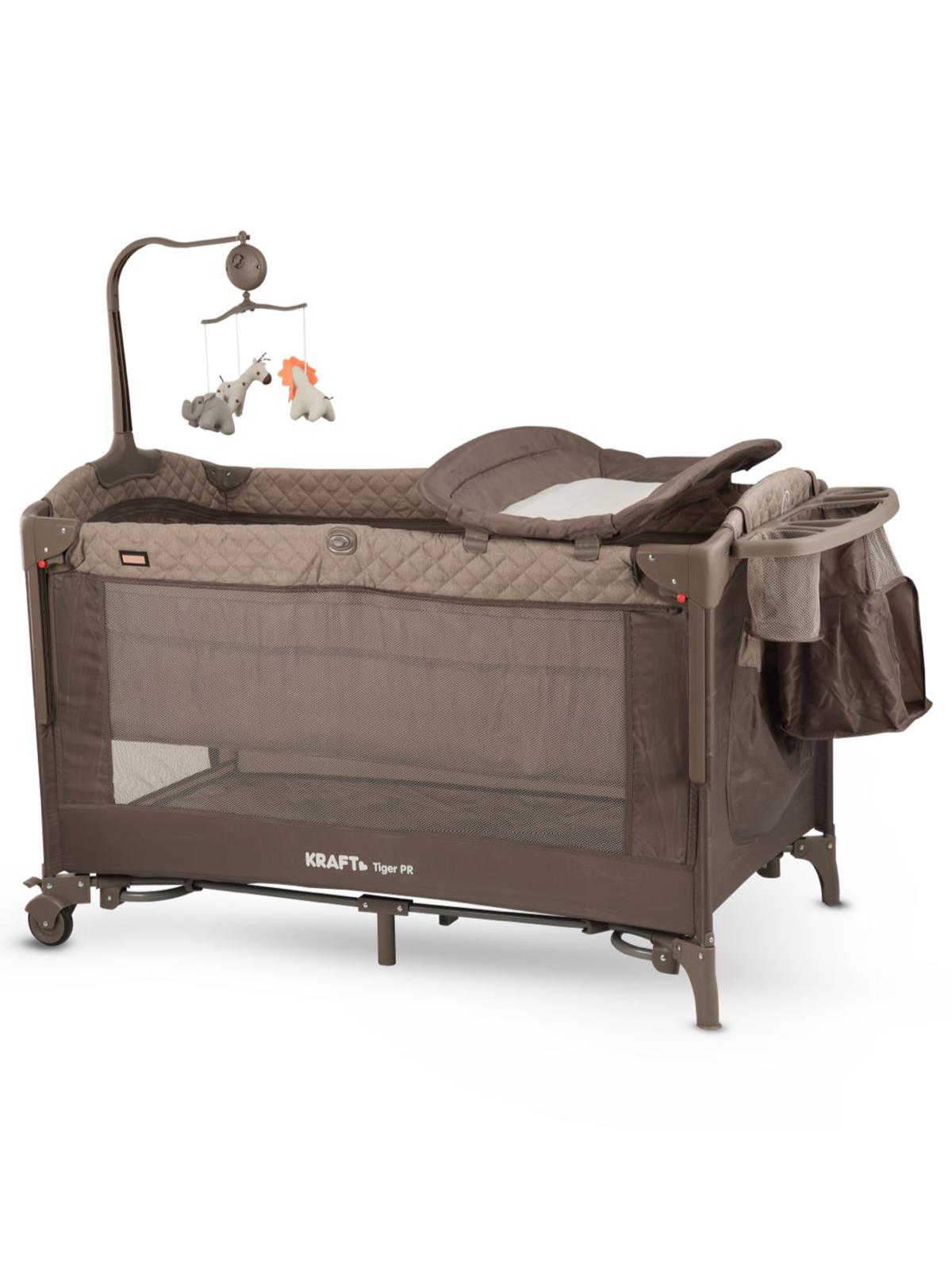 Kraft Tiger PR Anne Yanı Oyun Parkı 70x120 cm - Bej