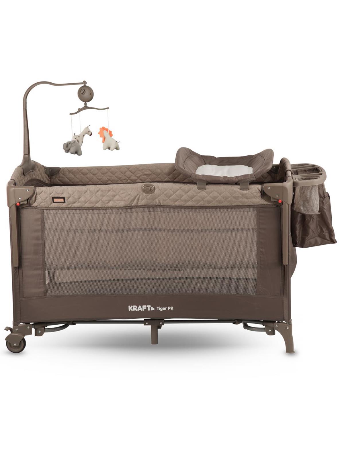 Kraft Tiger PR Anne Yanı Oyun Parkı 70x120 cm - Bej