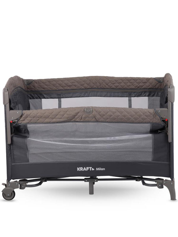 Kraft Milan Anne Yanı Oyun Parkı 70x110 cm - Gri