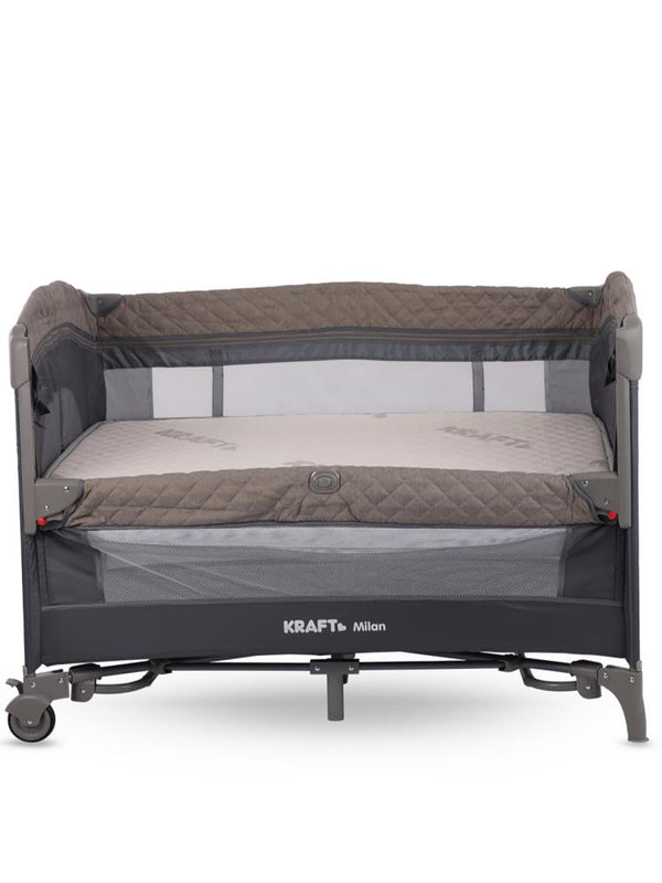Kraft Milan Anne Yanı Oyun Parkı 70x110 cm - Gri