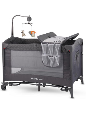 Kraft Milan Anne Yanı Oyun Parkı 70x110 cm - Gri