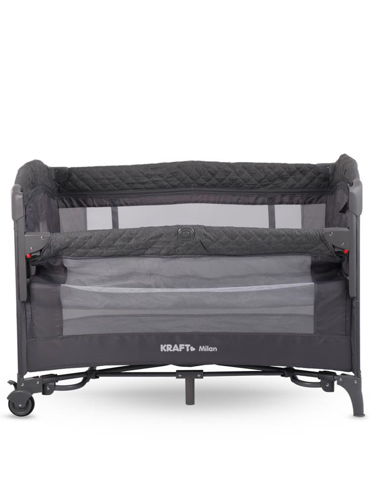 Kraft Milan Anne Yanı Oyun Parkı 70x110 cm - Gri