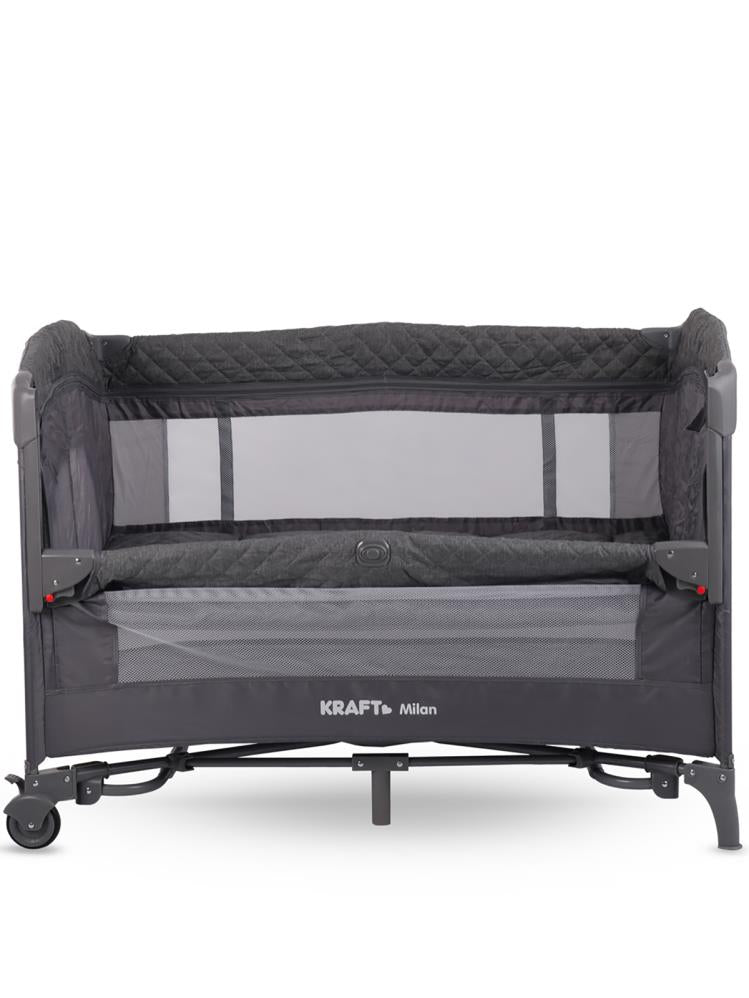 Kraft Milan Anne Yanı Oyun Parkı 70x110 cm - Gri