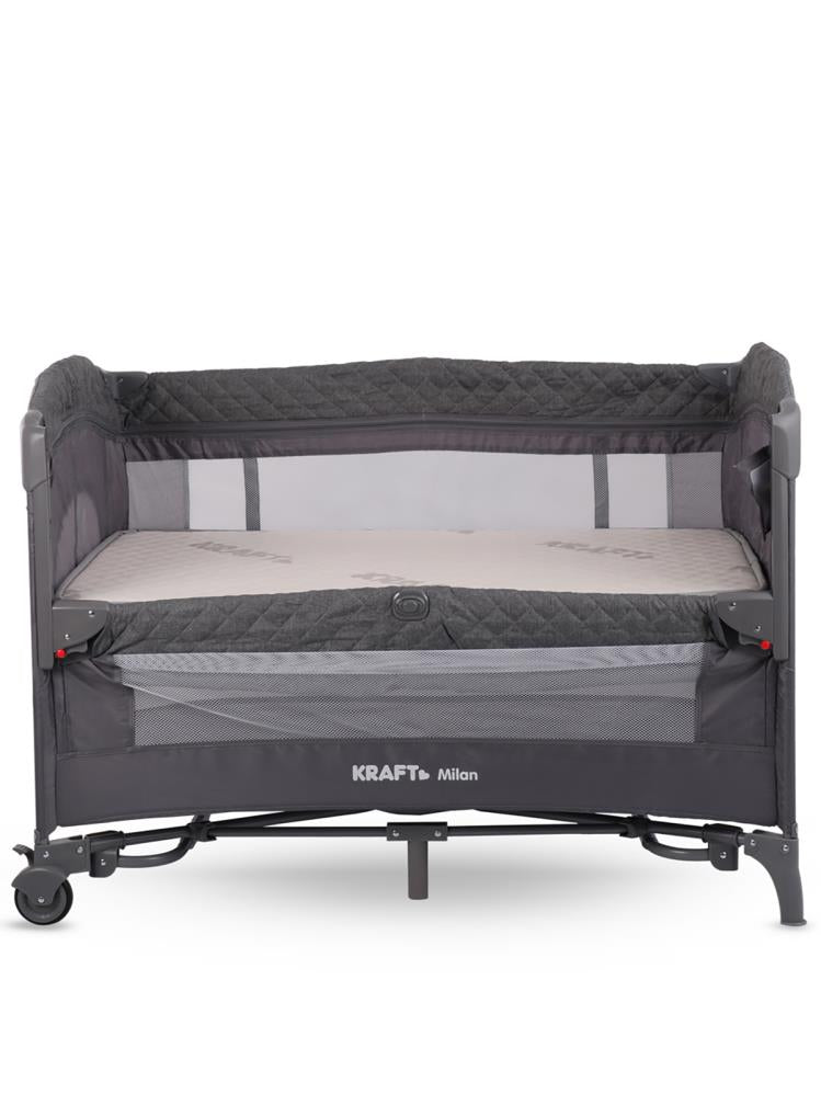 Kraft Milan Anne Yanı Oyun Parkı 70x110 cm - Gri