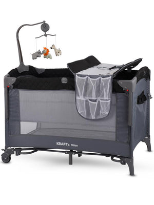 Kraft Milan Anne Yanı Oyun Parkı 70x110 cm - Siyah