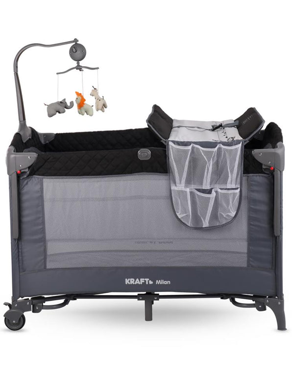 Kraft Milan Anne Yanı Oyun Parkı 70x110 cm - Siyah