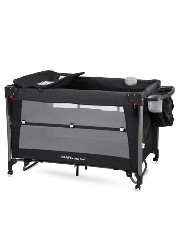 Kraft Easy Fold Anne Yanı Oyun Parkı 70x110 cm - Gri
