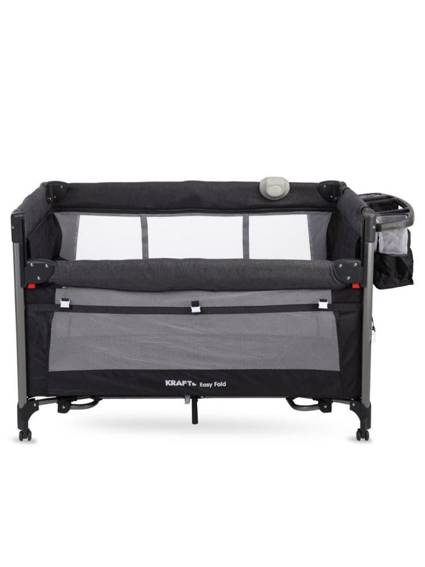 Kraft Easy Fold Anne Yanı Oyun Parkı 70x110 cm - Gri