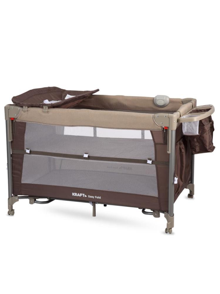Kraft Easy Fold Anne Yanı Oyun Parkı 70x110 cm - Bej