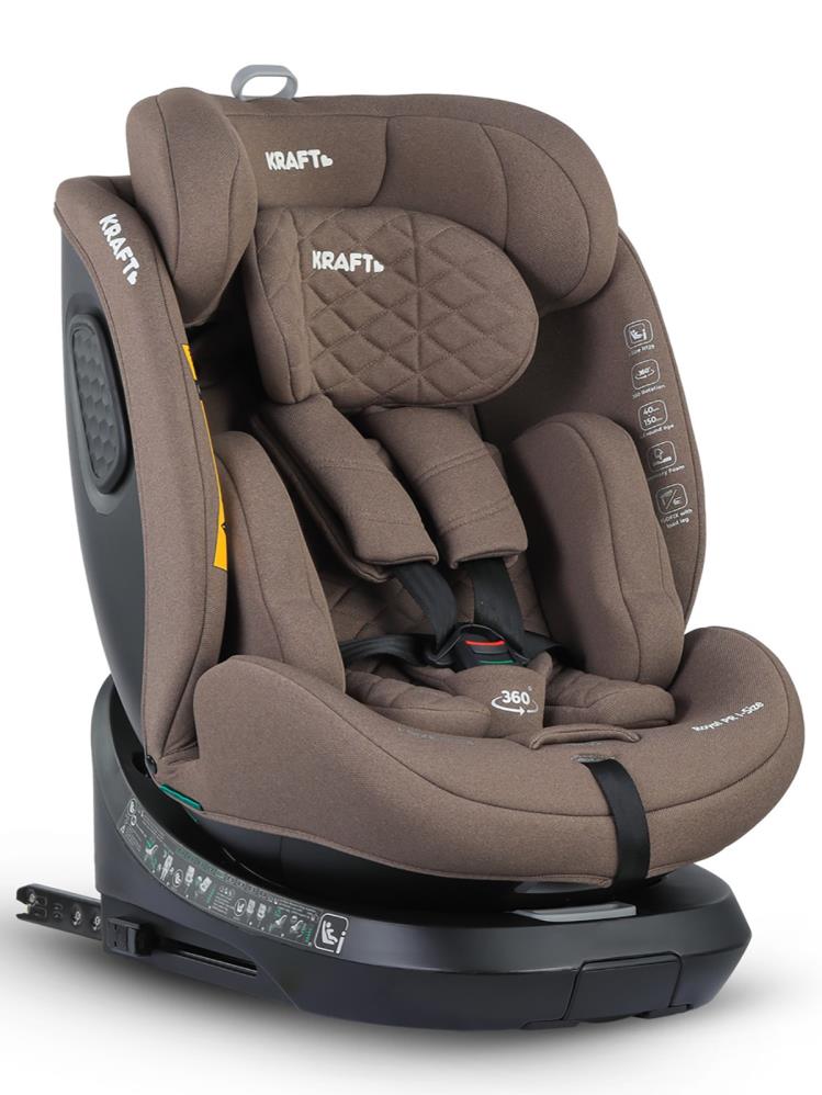 Kraft Royal Pr I-Size Oto Koltuğu 0-36 Kg (40-150 Cm) - Kahverengi