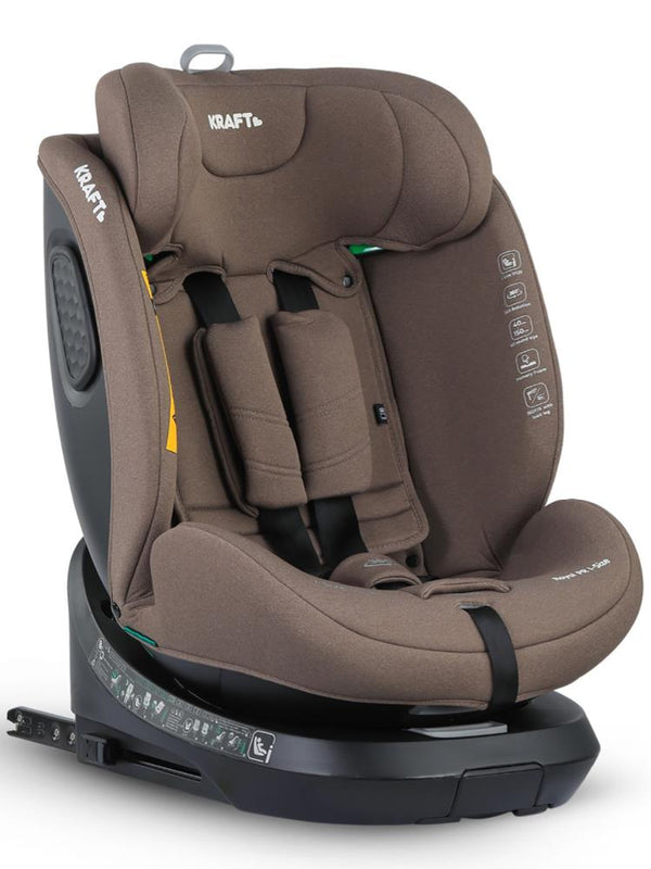 Kraft Royal Pr I-Size Oto Koltuğu 0-36 Kg (40-150 Cm) - Kahverengi