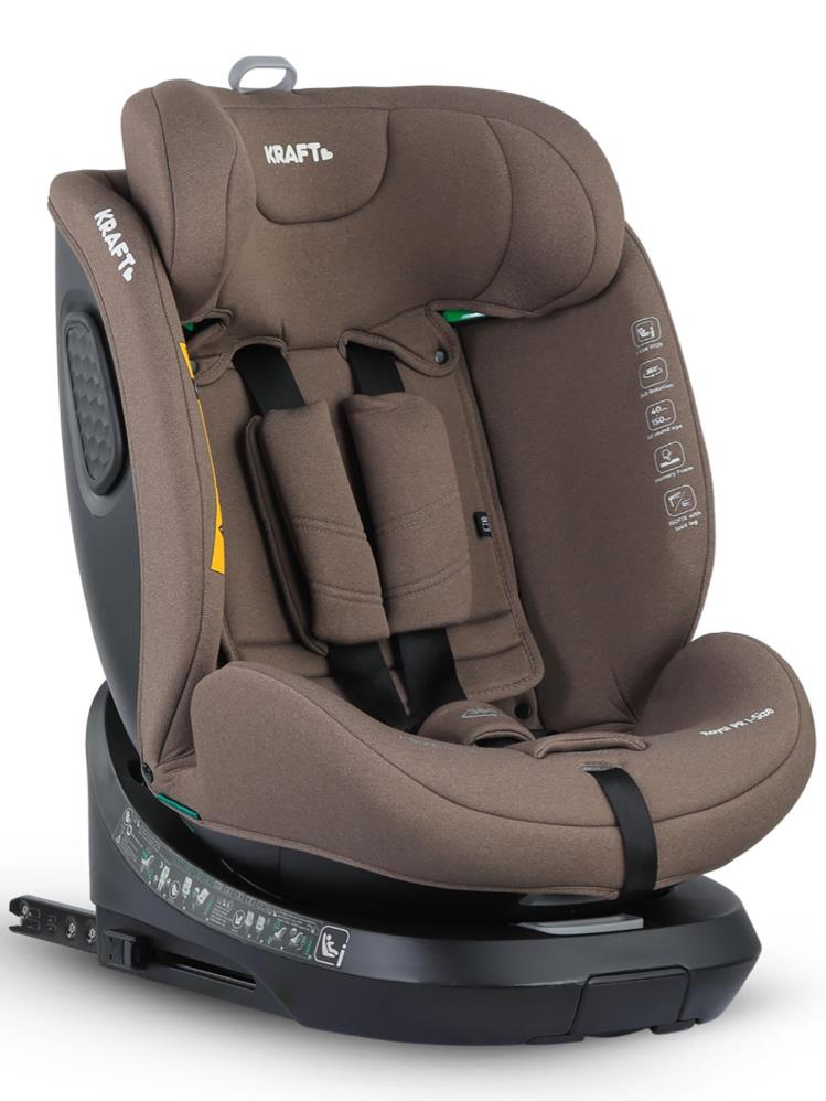 Kraft Royal Pr I-Size Oto Koltuğu 0-36 Kg (40-150 Cm) - Kahverengi
