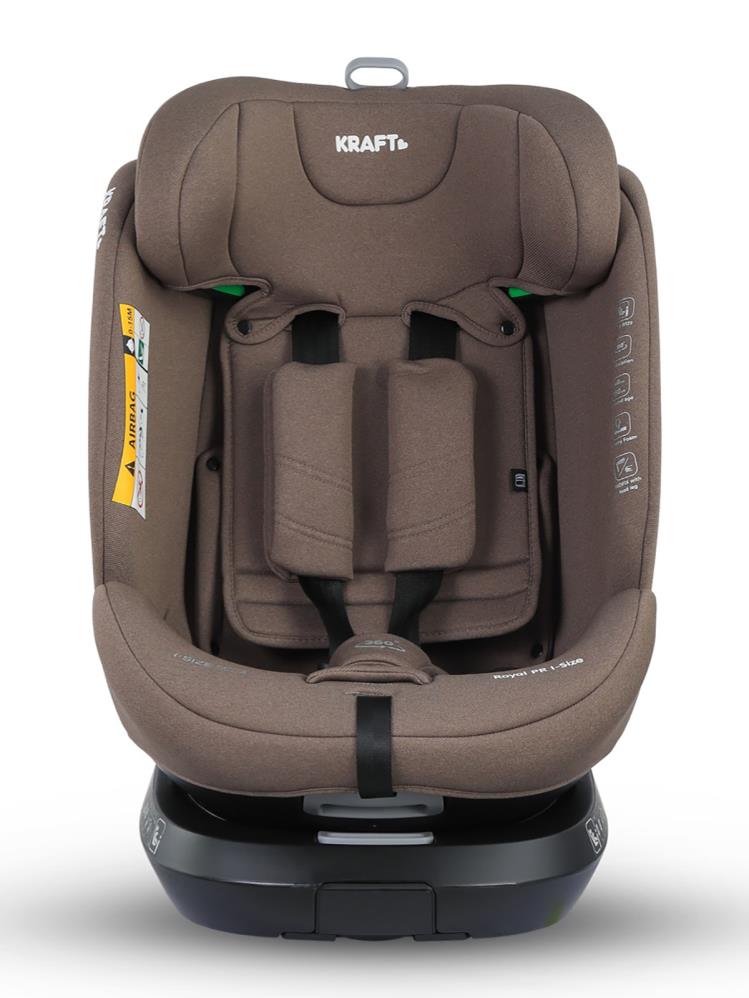 Kraft Royal Pr I-Size Oto Koltuğu 0-36 Kg (40-150 Cm) - Kahverengi