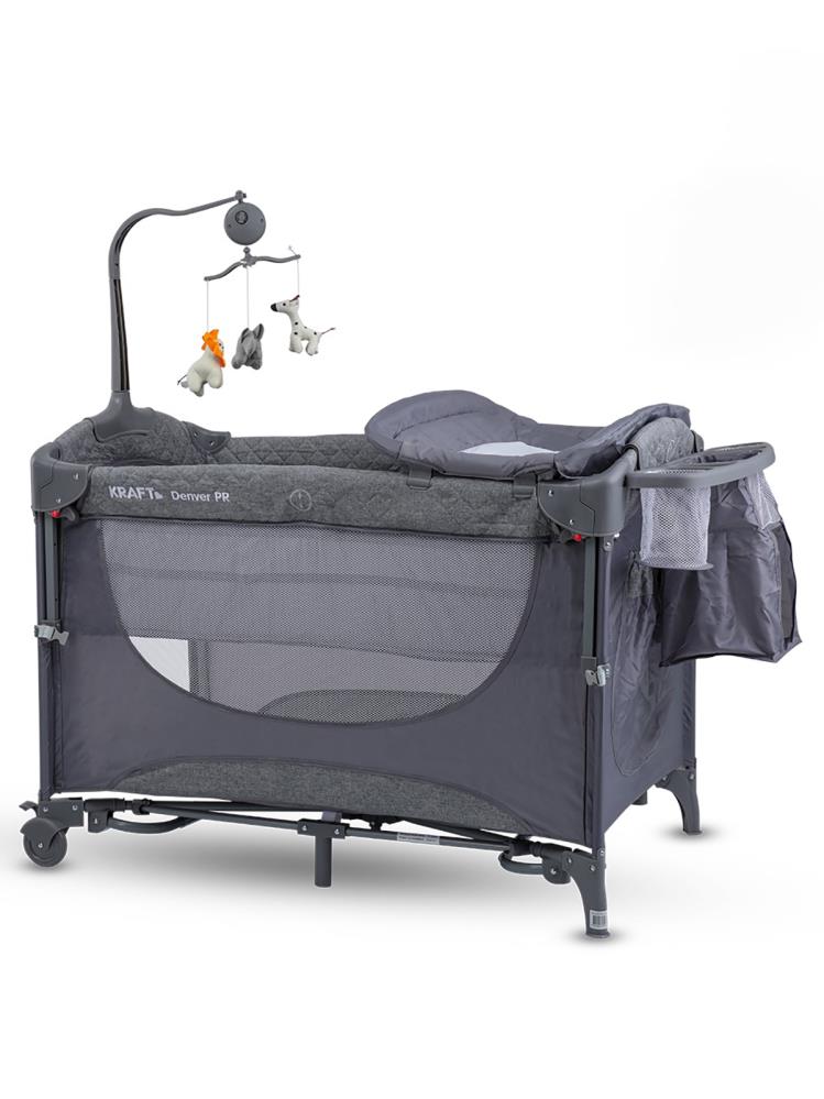 Kraft Denver PR 63x105 Anne Yanı Oyun Parkı - Gri