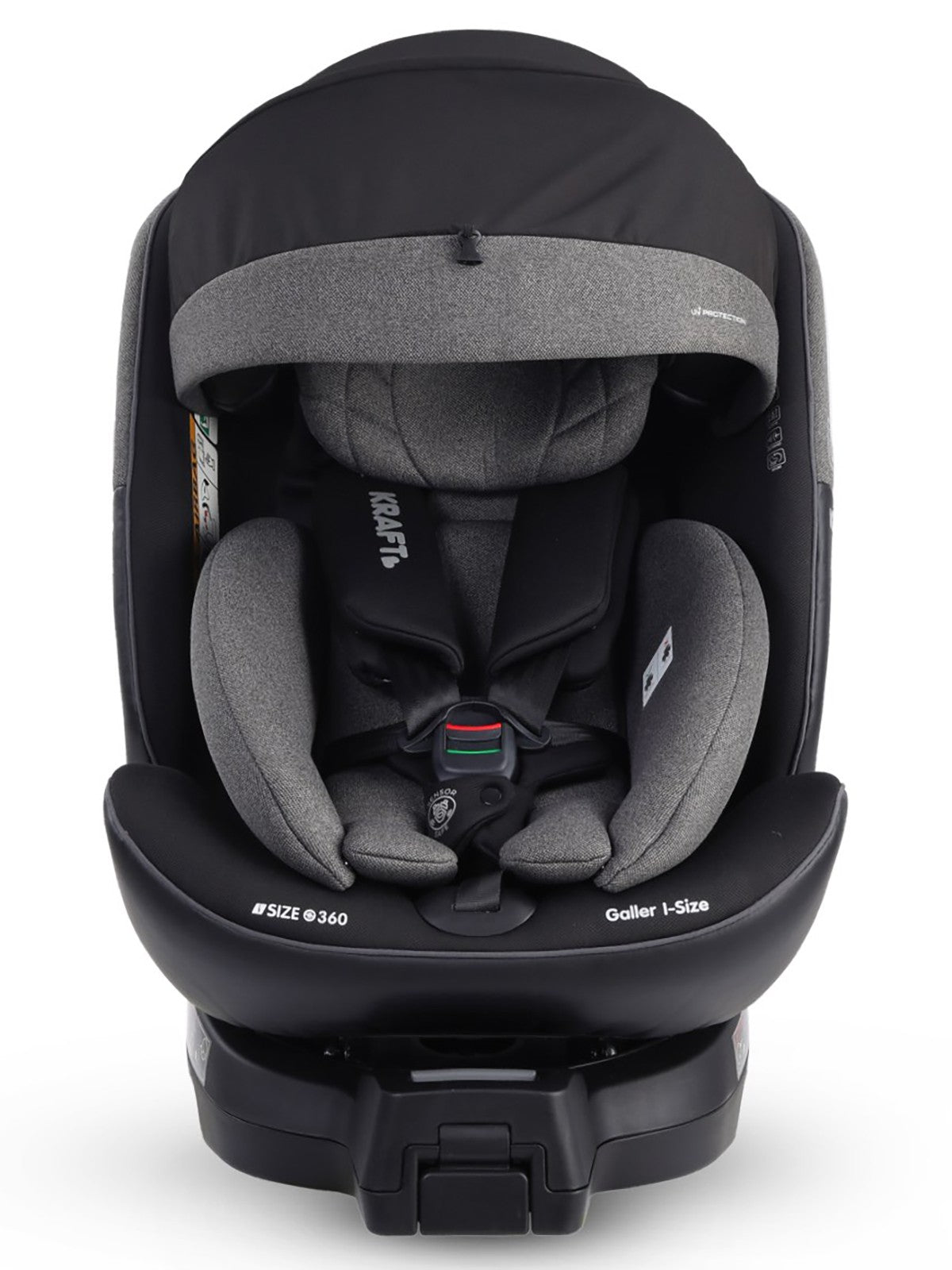 Kraft Galler I-Size Oto Koltuğu 0-36 Kg (40-150 Cm) - Siyah