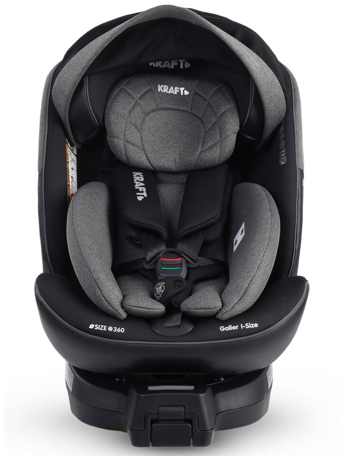 Kraft Galler I-Size Oto Koltuğu 0-36 Kg (40-150 Cm) - Siyah