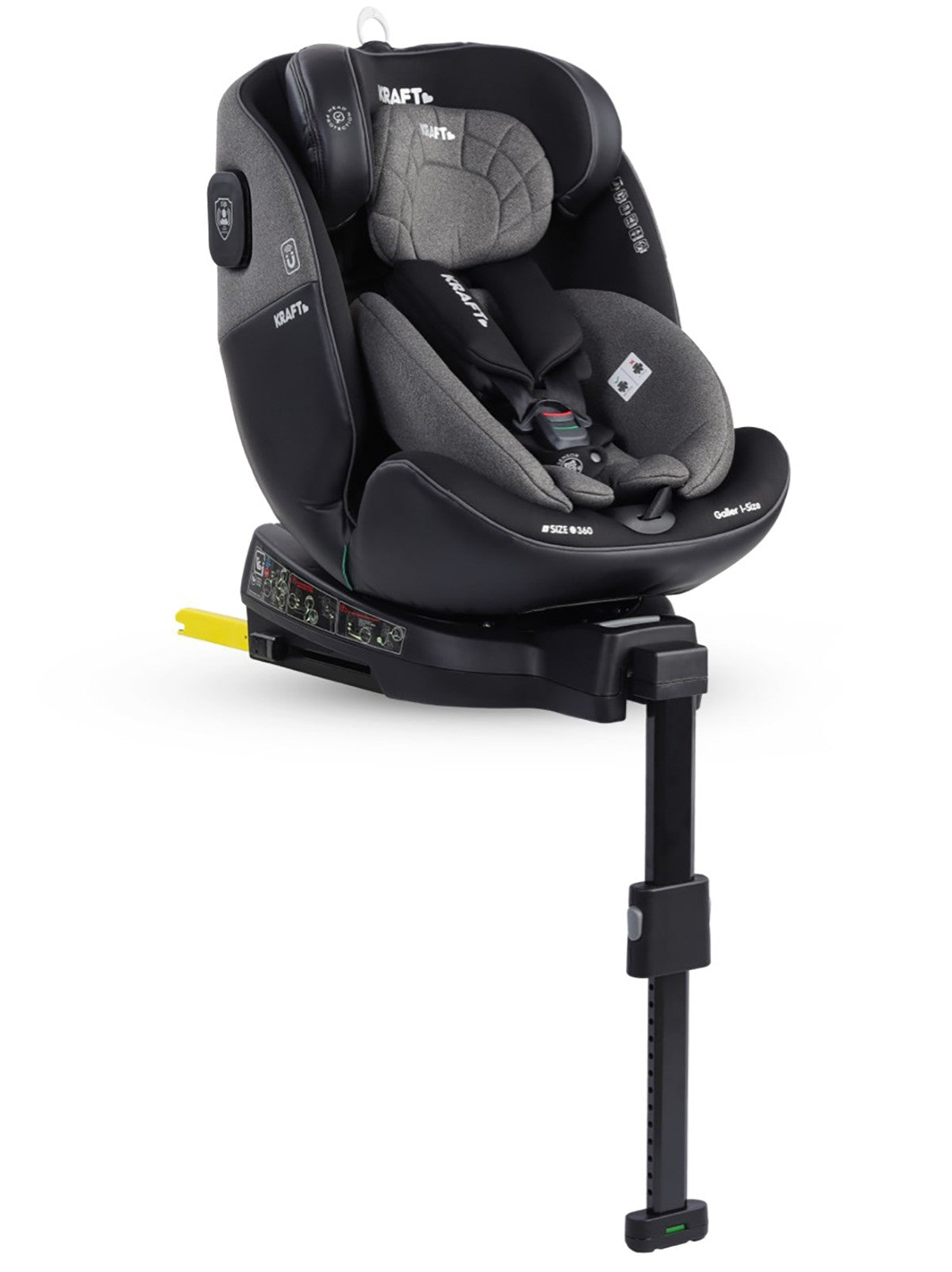 Kraft Galler I-Size Oto Koltuğu 0-36 Kg (40-150 Cm) - Siyah