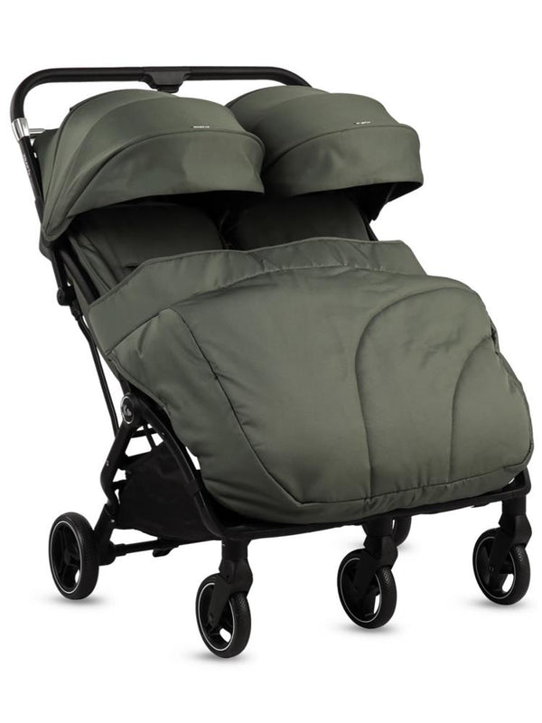 Kraft Duplo İkiz Bebek Arabası - Yeşil