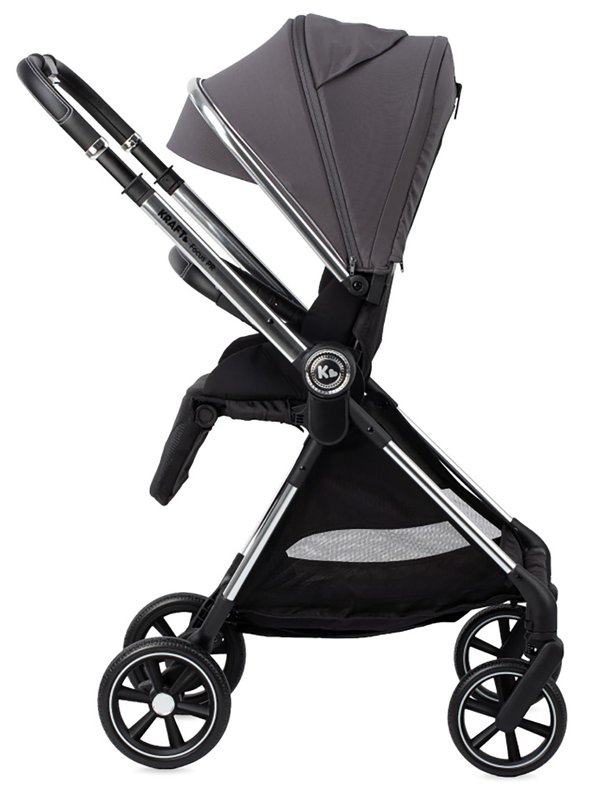 Kraft Focus Pr Travel Sistem Bebek Arabası - Gri