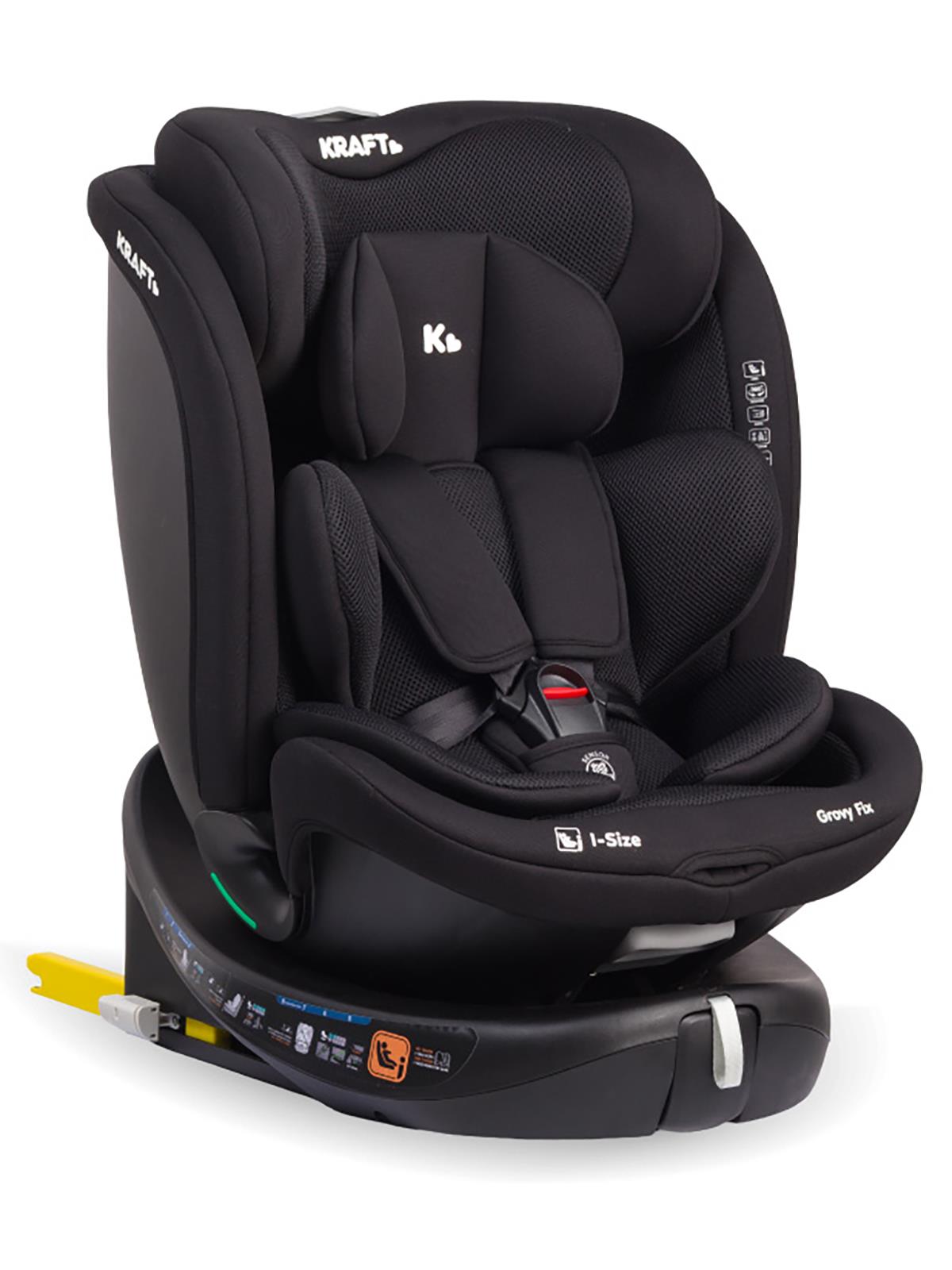 Kraft Grovy I-Size Oto Koltuğu 0-36 Kg (40-150 Cm) - Siyah